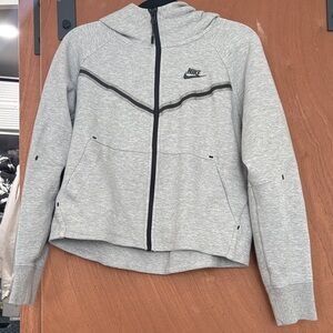 Nike Women's Tech Gray Zip-Up Hoodie